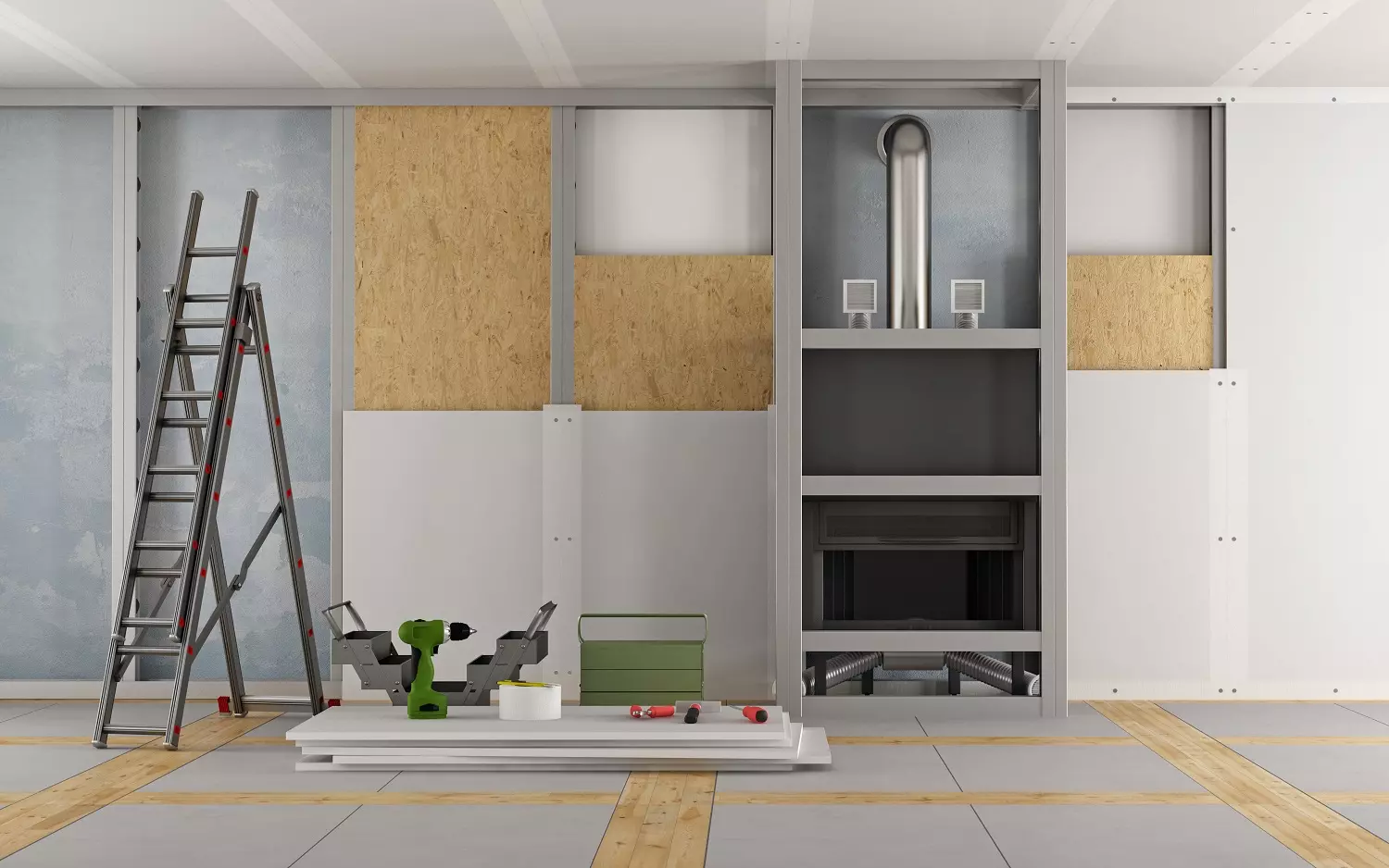 tabiques de pladur Dise帽o de tiendas Salamanca